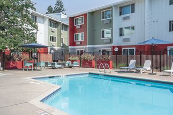 Pool with sundecks